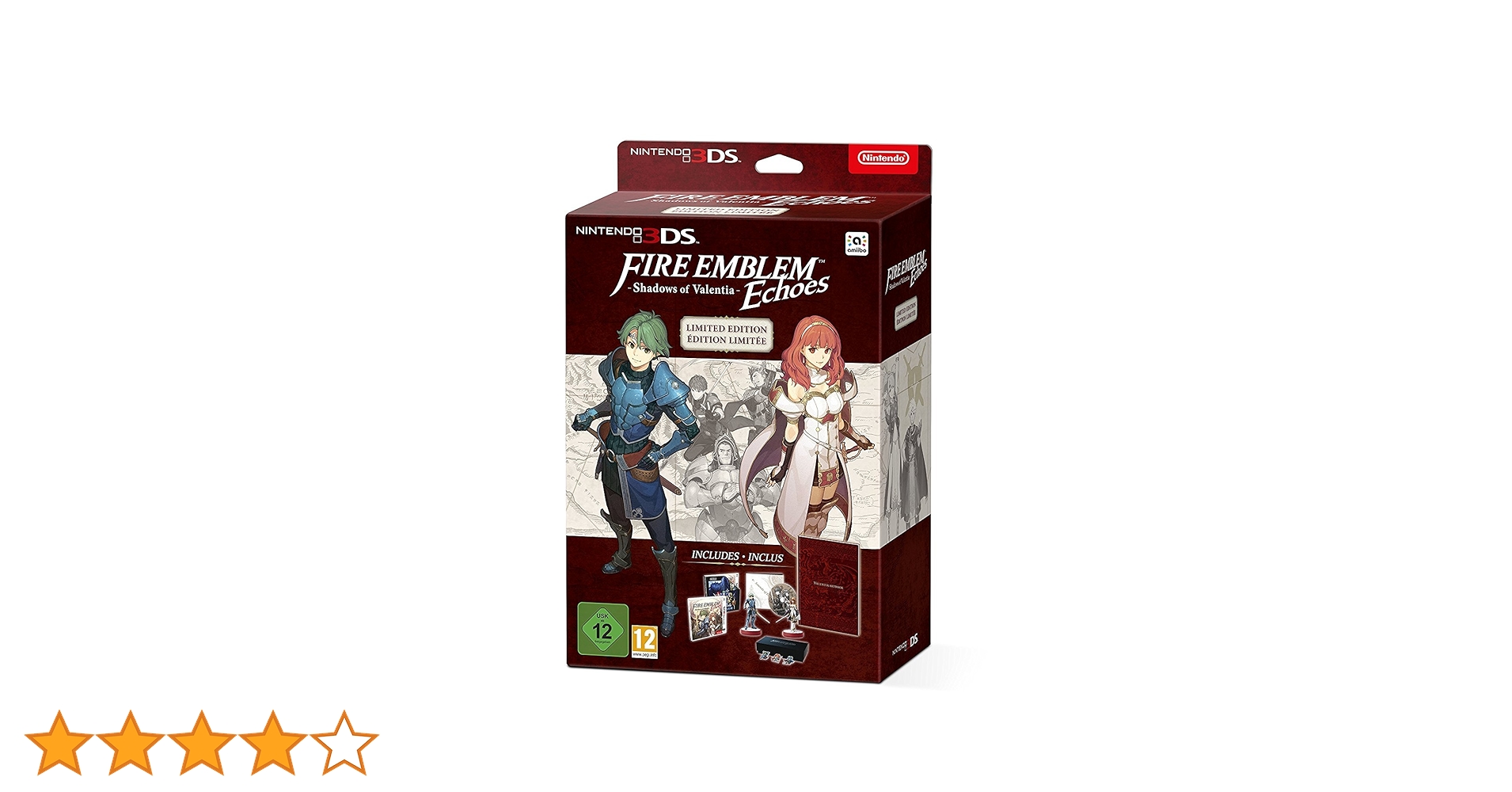 3DS ファイアーエムブレム Echoes VALENTIA COMPLETE Fire Emblem Echoes: Shadows of Valentia Limited Edition